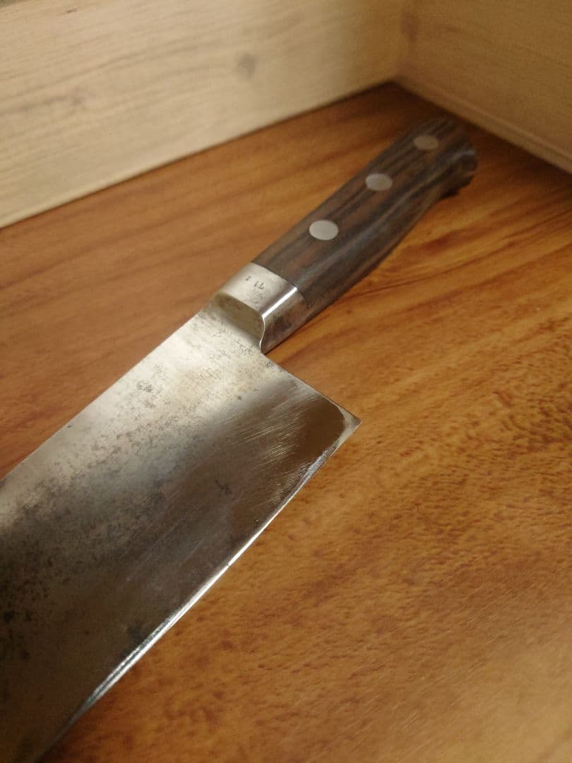 関孫六 洋出刃包丁 25cm 再生品 希少品 ハガネ 炭素鋼