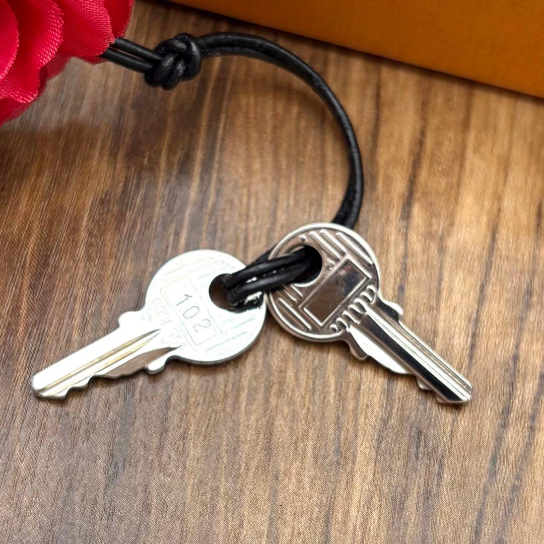 ⛄極美品⛄エルメス カデナ パドロック南京錠 鍵 no.102 シルバー#582