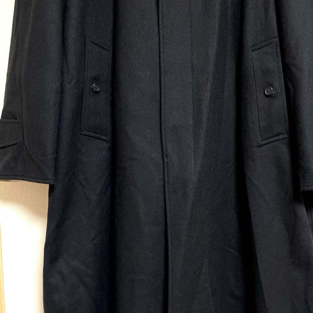英国製 Vintage BURBERRY ウールアルパカ リバーシブルコート