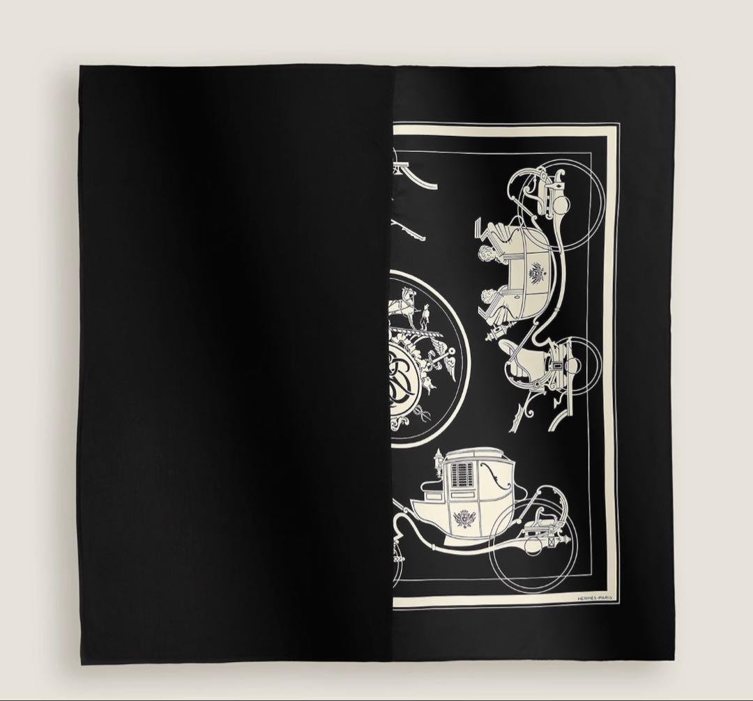 【新品】エルメス カレH ハイブリッド 90 エクスリブリス バンダナ