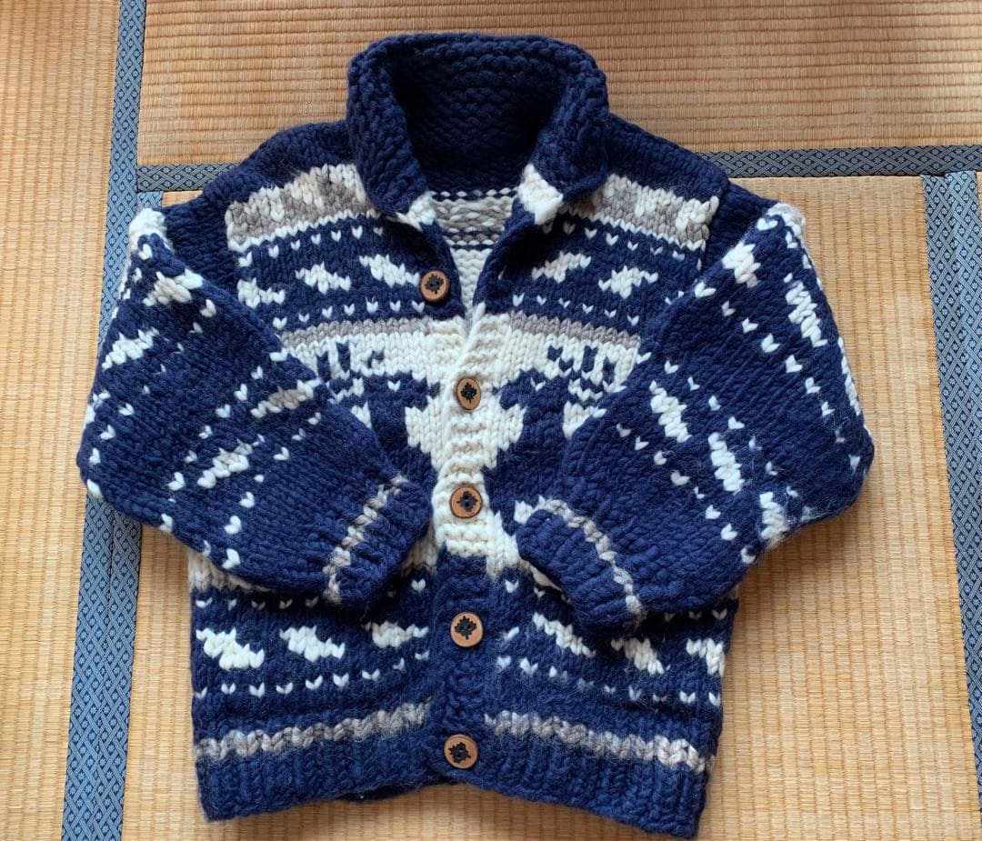 【専用】カナディアンカウチンセーター　メイプルボタン