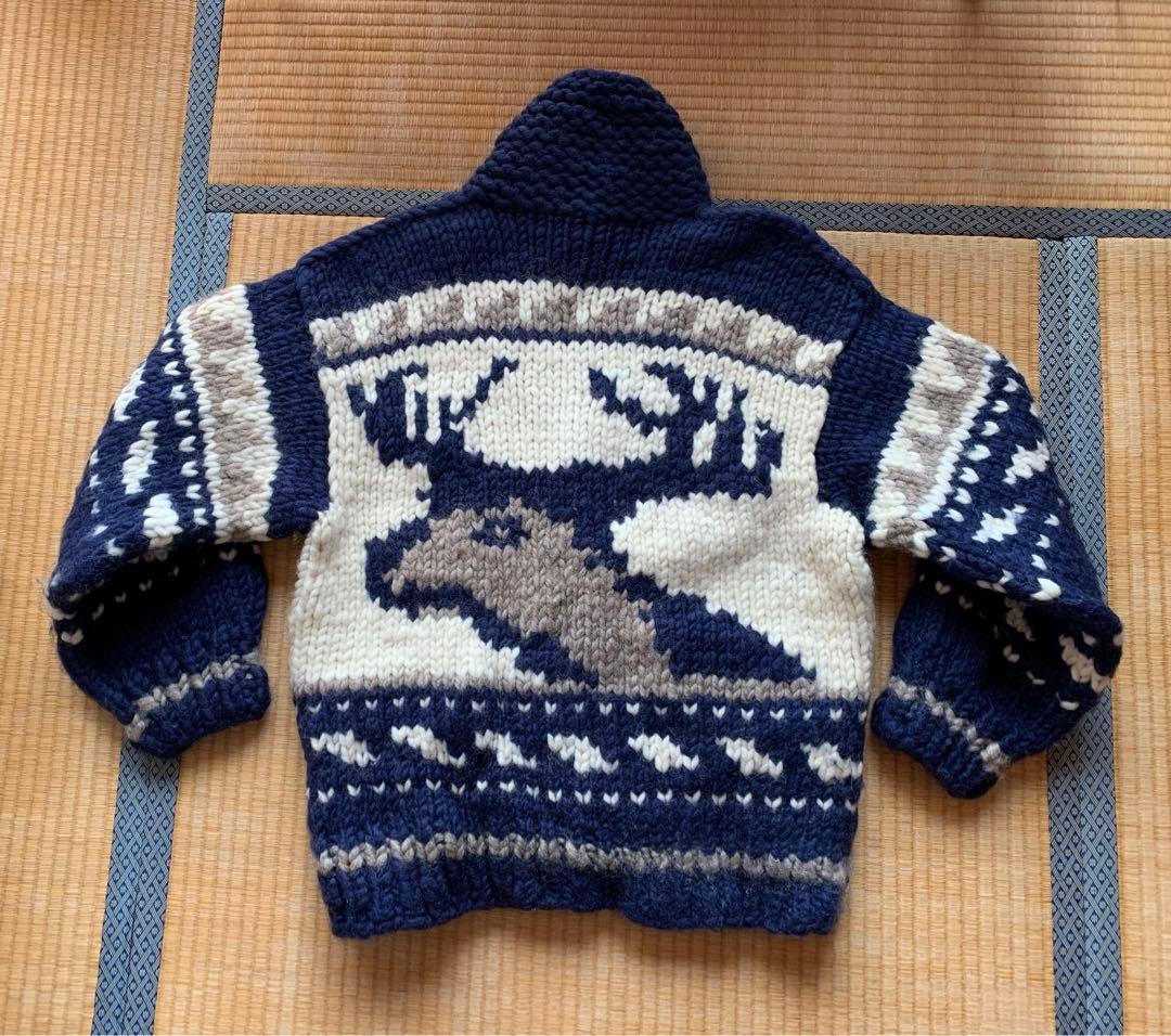 【専用】カナディアンカウチンセーター　メイプルボタン