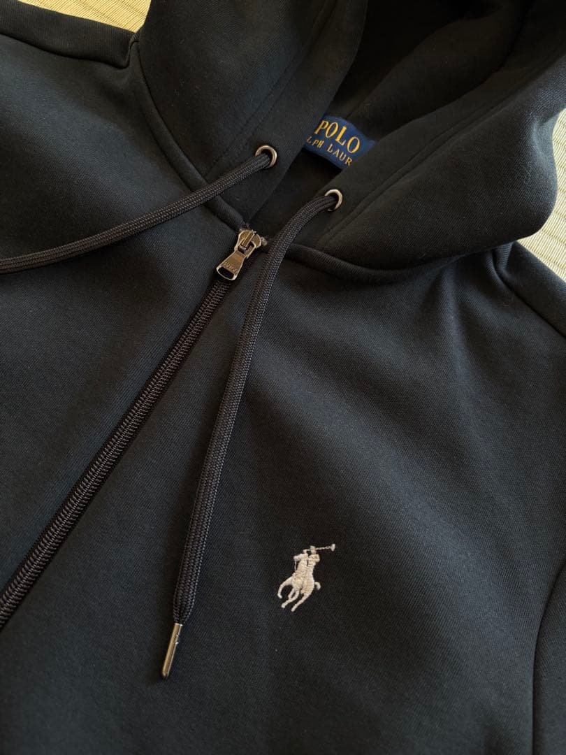 Polo Ralph Lauren 黒 フード付きパーカー S【超美品】