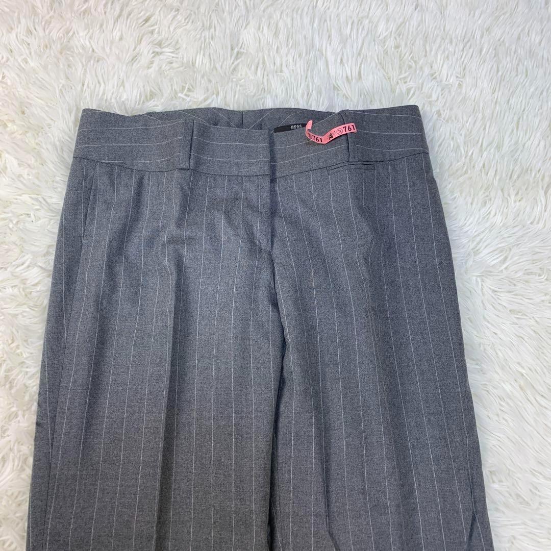 【美品】 HUGO BOSS ウール ピンストライプ セットアップ スーツ