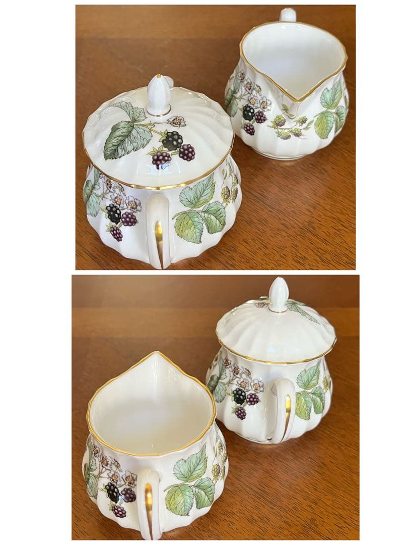 【希少品】英国製　ロイヤルウースター★ラビニア★小さなティーポットセット