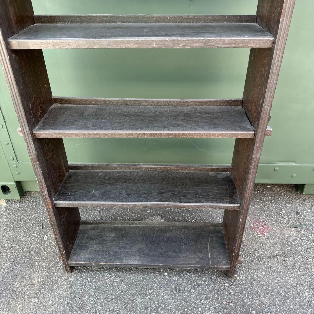 ほとんど送料‼️ヴィンテージ　杭どめ　書棚　棚ディスプレイに！シューズラックに！