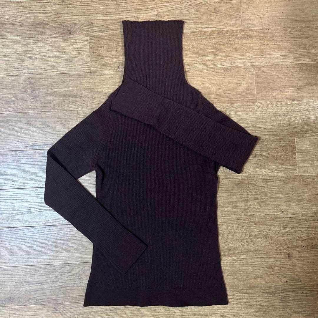 MARGARET HOWELL ×JOHN SMEDLEYタートルリブニット