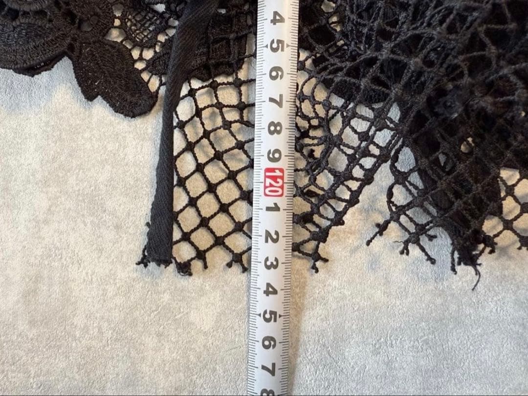 N°21 ヌメロヴェントゥーノ アシンメトリー総レースワンピース