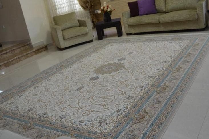 立体柄、144万ノット！本場イラン産 絨毯！200×250cm-45001