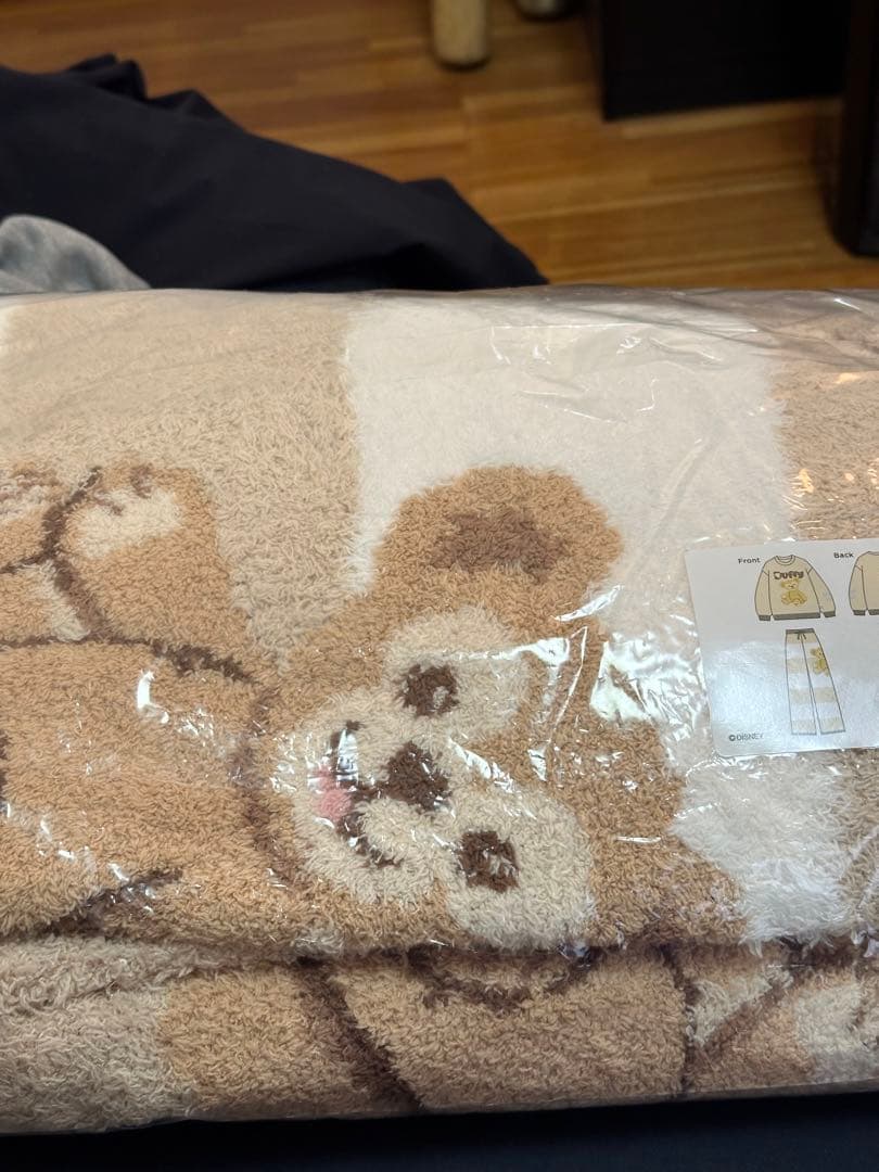 新品未開封【限定ショッピングバッグ付】ダッフィー　ジェラピケ　ルームウェア