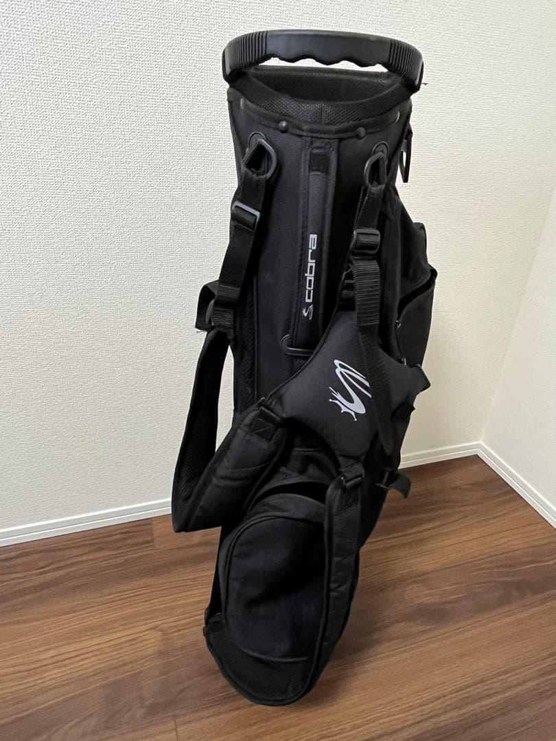 Cobra コブラ スタンドゴルフバッグ 黒 中古 美品