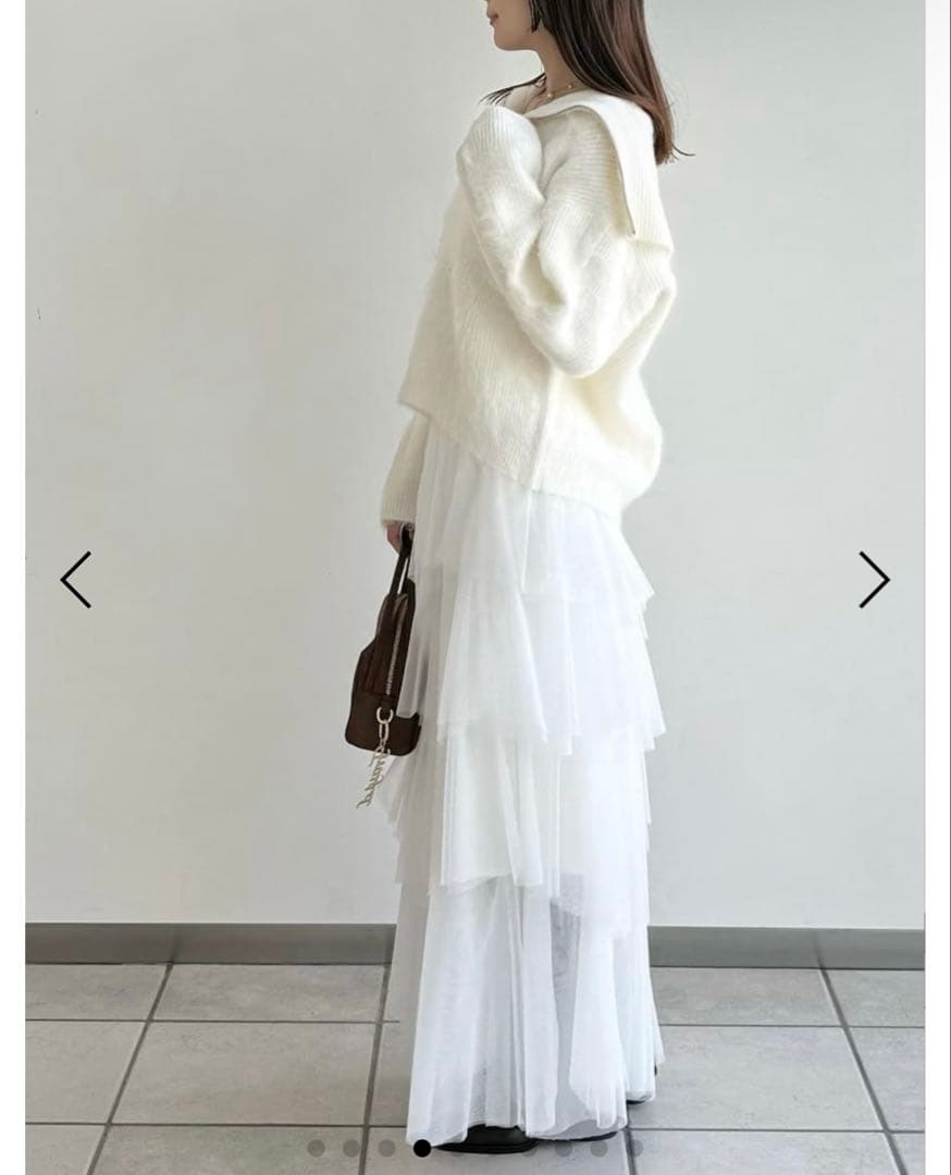 新作FRAY.I.D アルパカシャギーニット　セットアップ　完売商品【新品】