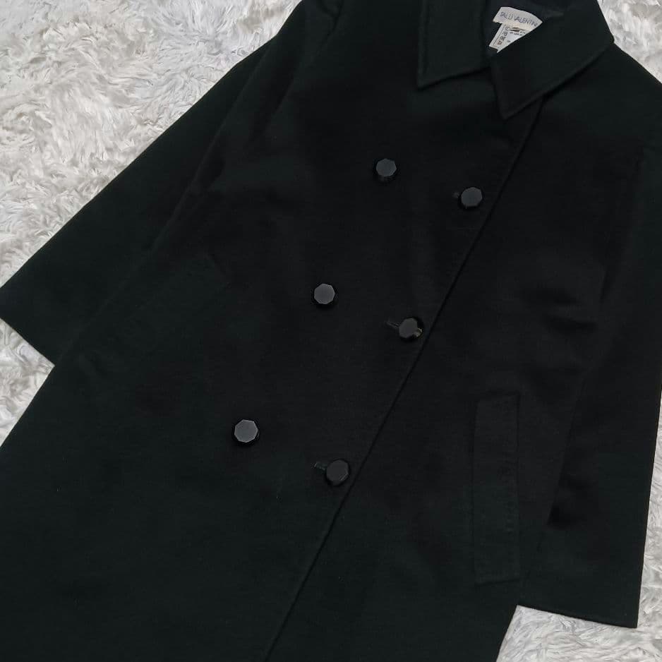 【極美品】VALENTINO　チェスターダブルロングコート　カシミヤ100%