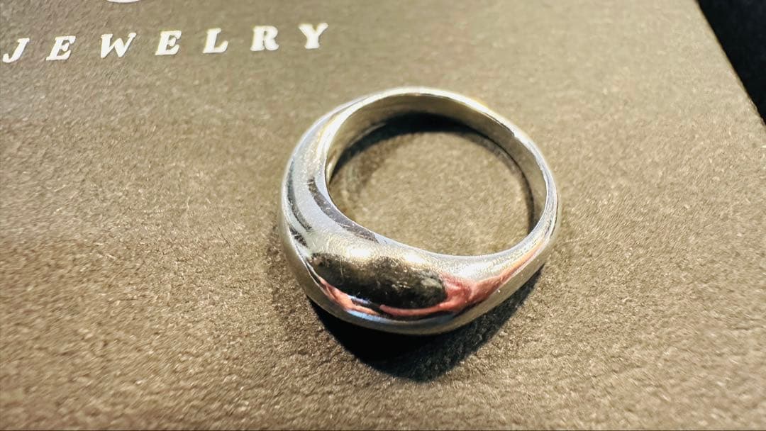 7号 OX JEWELRY Silver Curve Pinky Ring