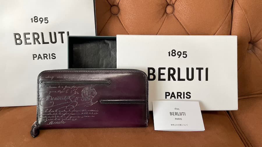希少！Berluti ベルルッティ ITAUBA NEO 長財布 阪急百貨店購入