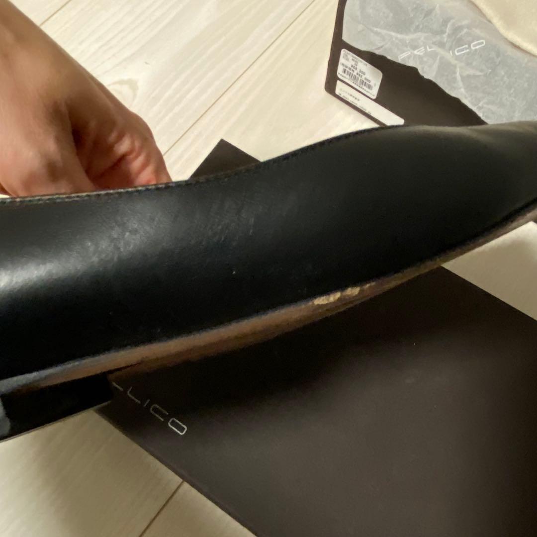 PELLICO ブラック パンプス 38 ANIMA アネッリ