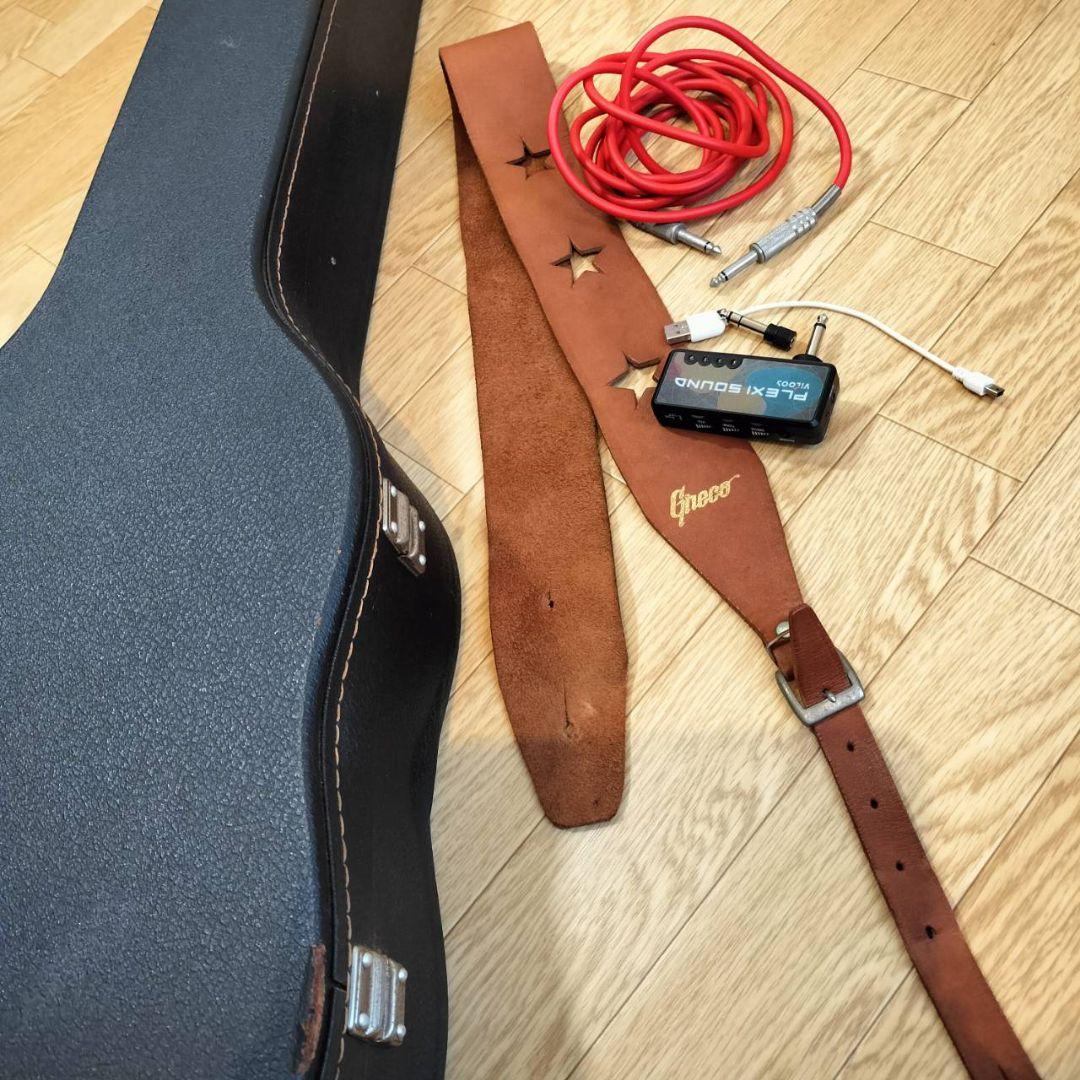 グレコストラップ＆ケース付/Grecoバイオリンベース/1981年製ビンテージ