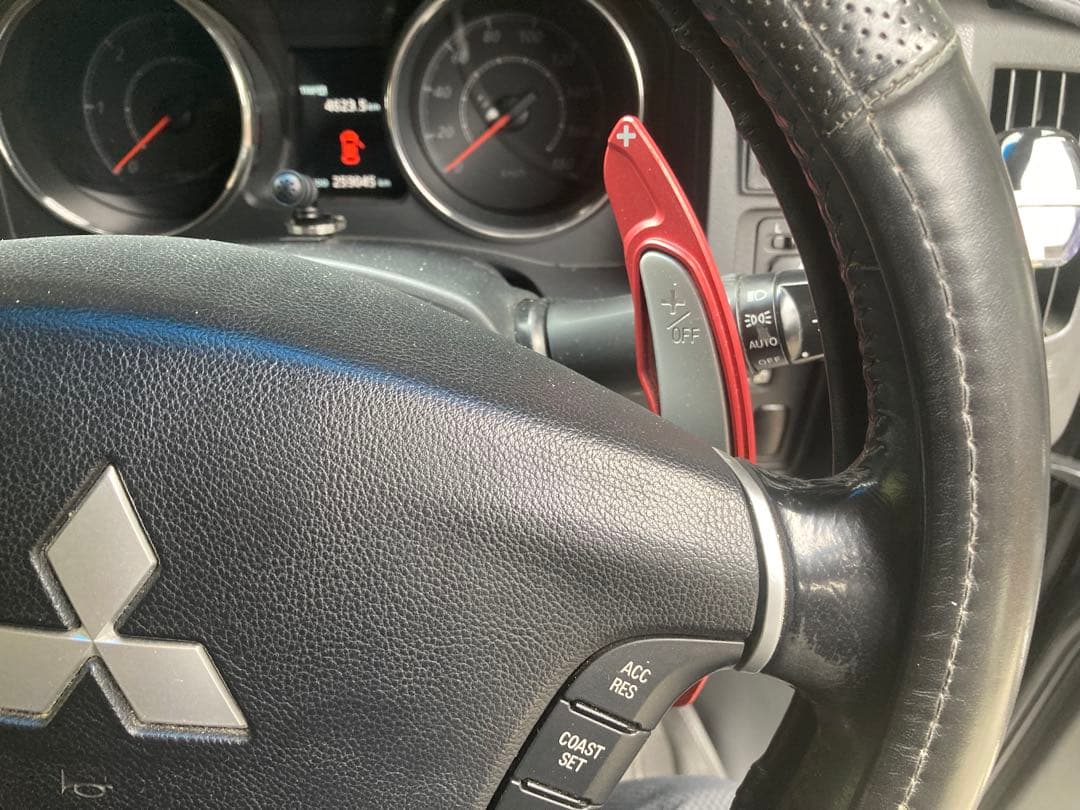 筋肉魔人 デリカD5 TGSリング/パドルシフトカバー ビッグアームレスト