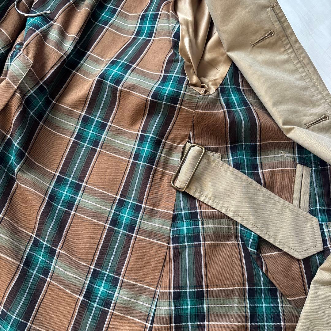 Gymphlex ジムフレックス　ベルテッドバルマカーンコート　ベージュ　裏地付