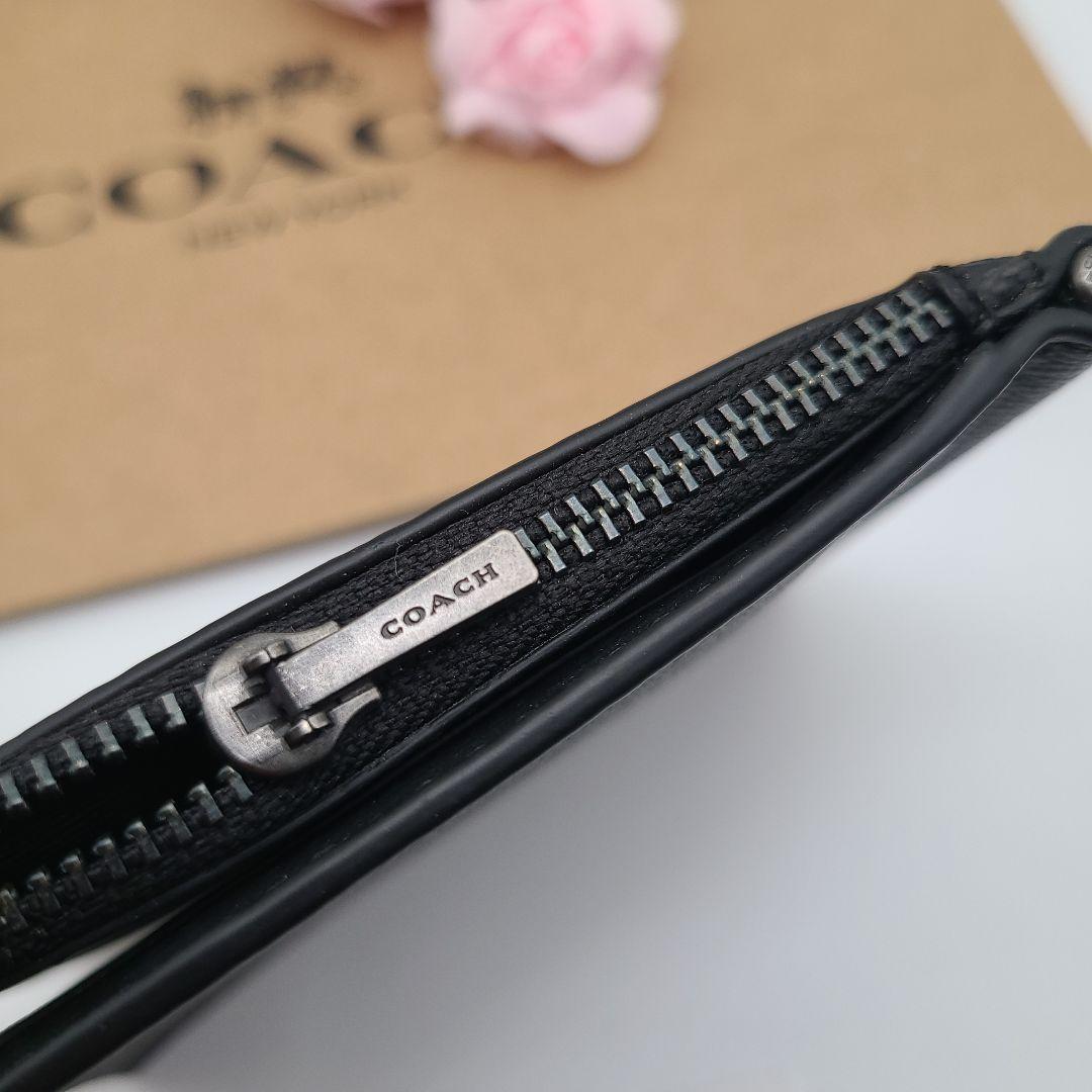 新品　COACH　コーチ　マネークリップ　折り財布　正規品