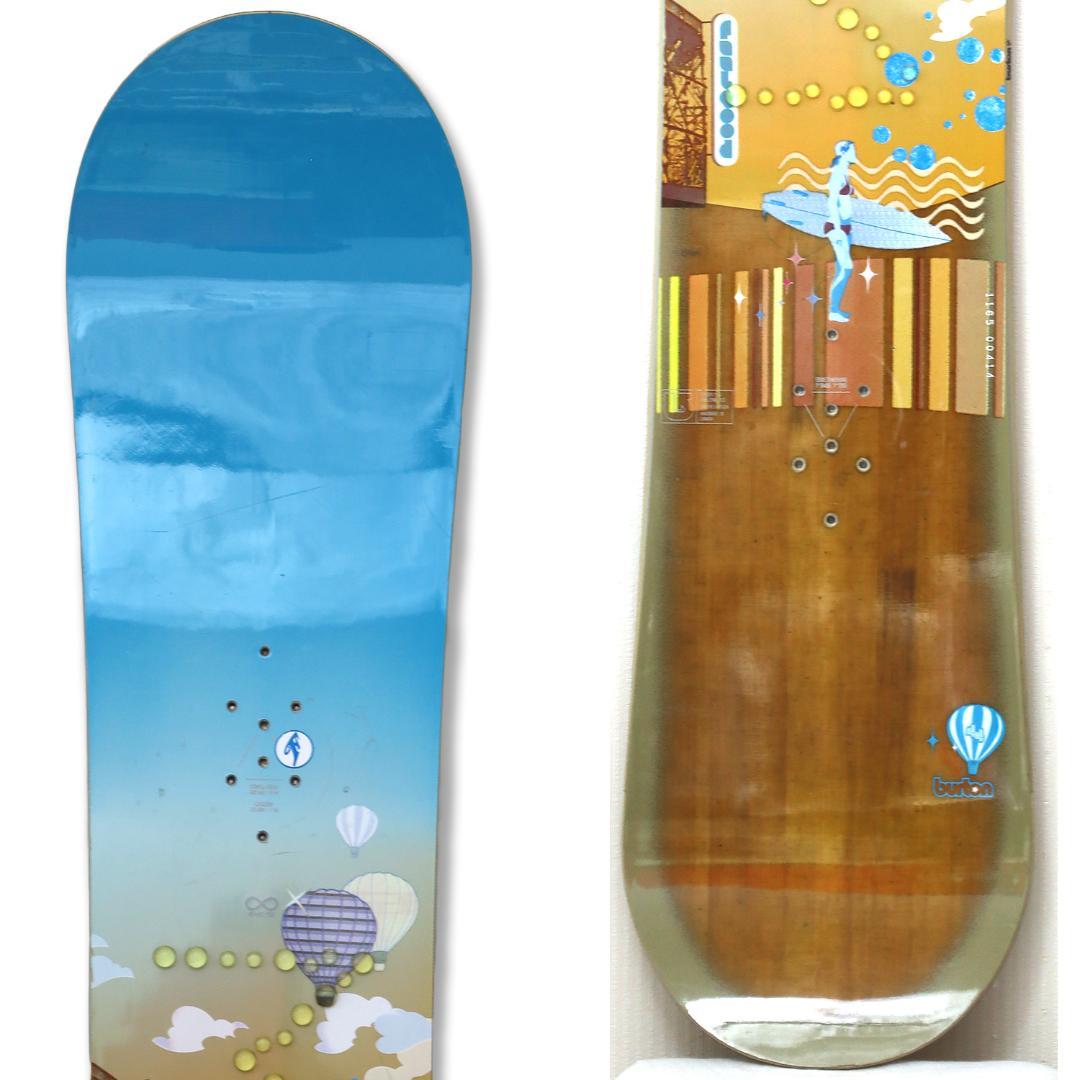 【美品】144cm すべてバートン3点セット ブーツ24 BURTON スノボ