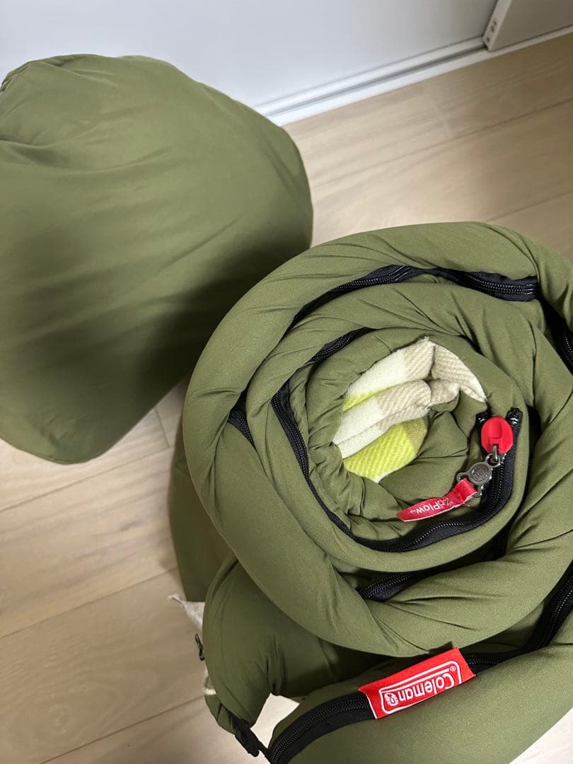 Coleman 寝袋 2個セット