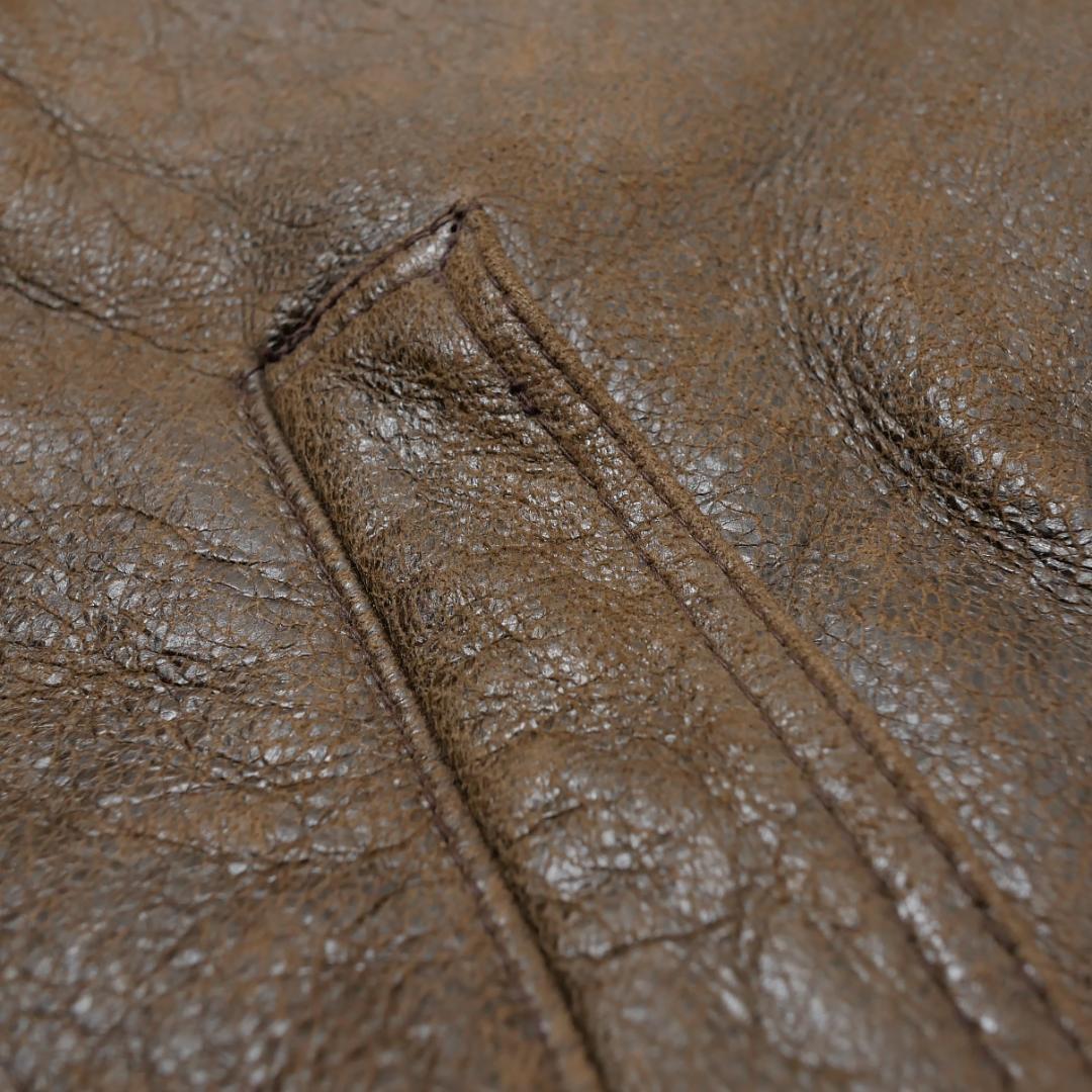 超極暖【Schott B-6】フライトジャケット 42 ムートン USA製 羊革