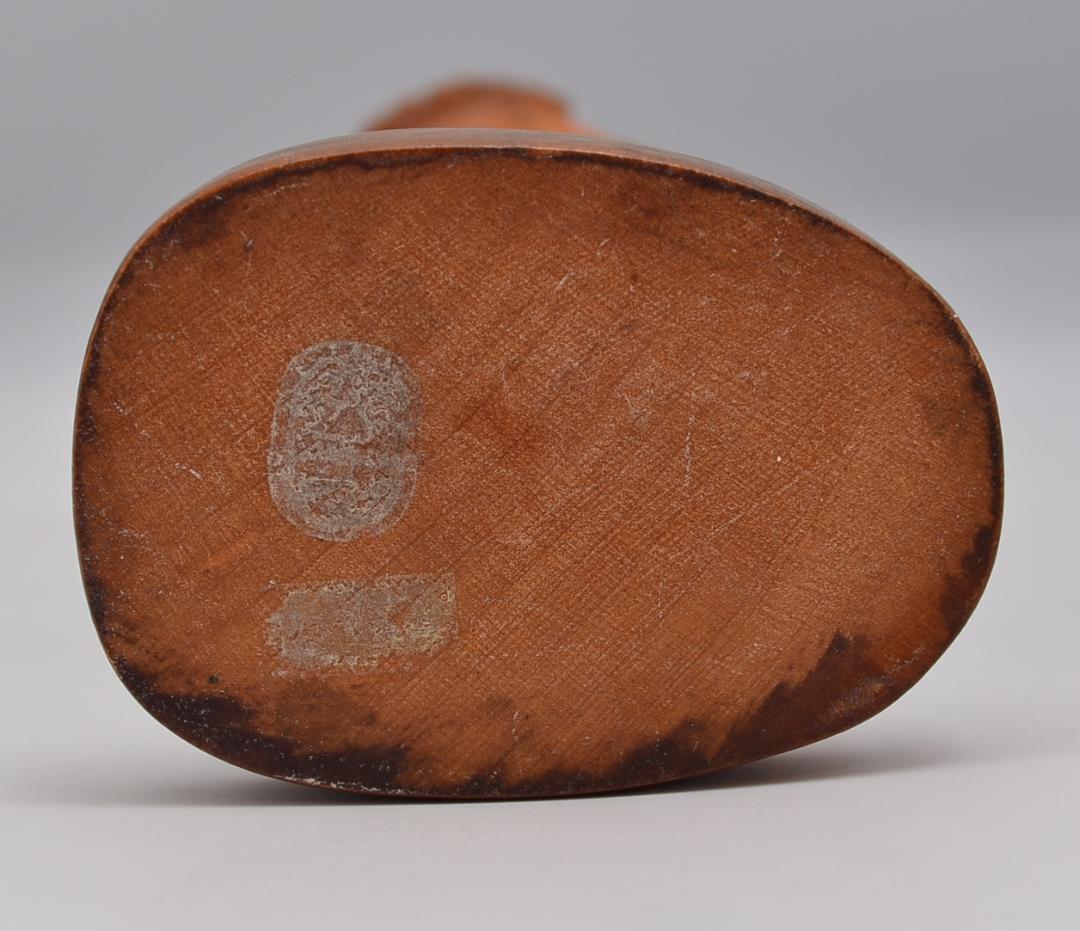 花を持つ少女　アンリ　ANRI　ジークフリート　木彫人形　イタリア　14ｃｍ