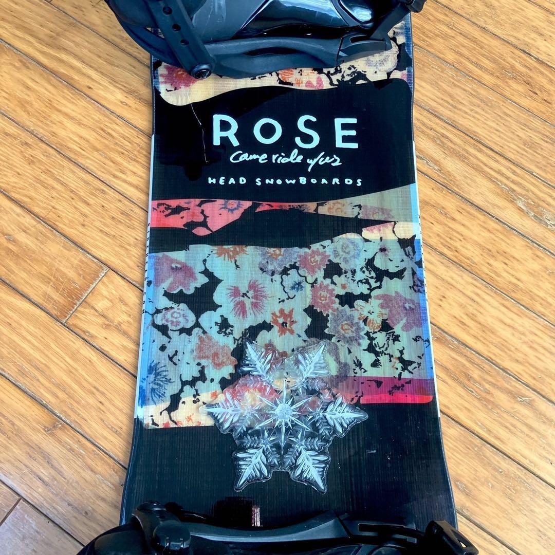 HEAD ROSE スノーボード 142cm 板＆HEADのビンディング ヘッド