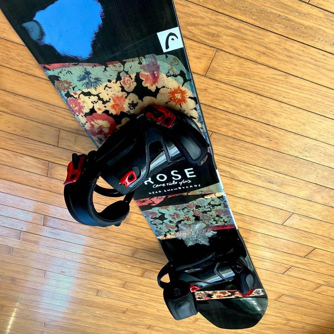 HEAD ROSE スノーボード 142cm 板＆HEADのビンディング ヘッド