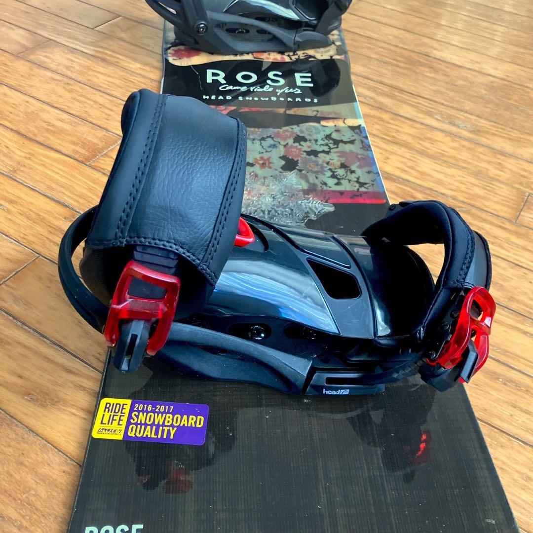 HEAD ROSE スノーボード 142cm 板＆HEADのビンディング ヘッド