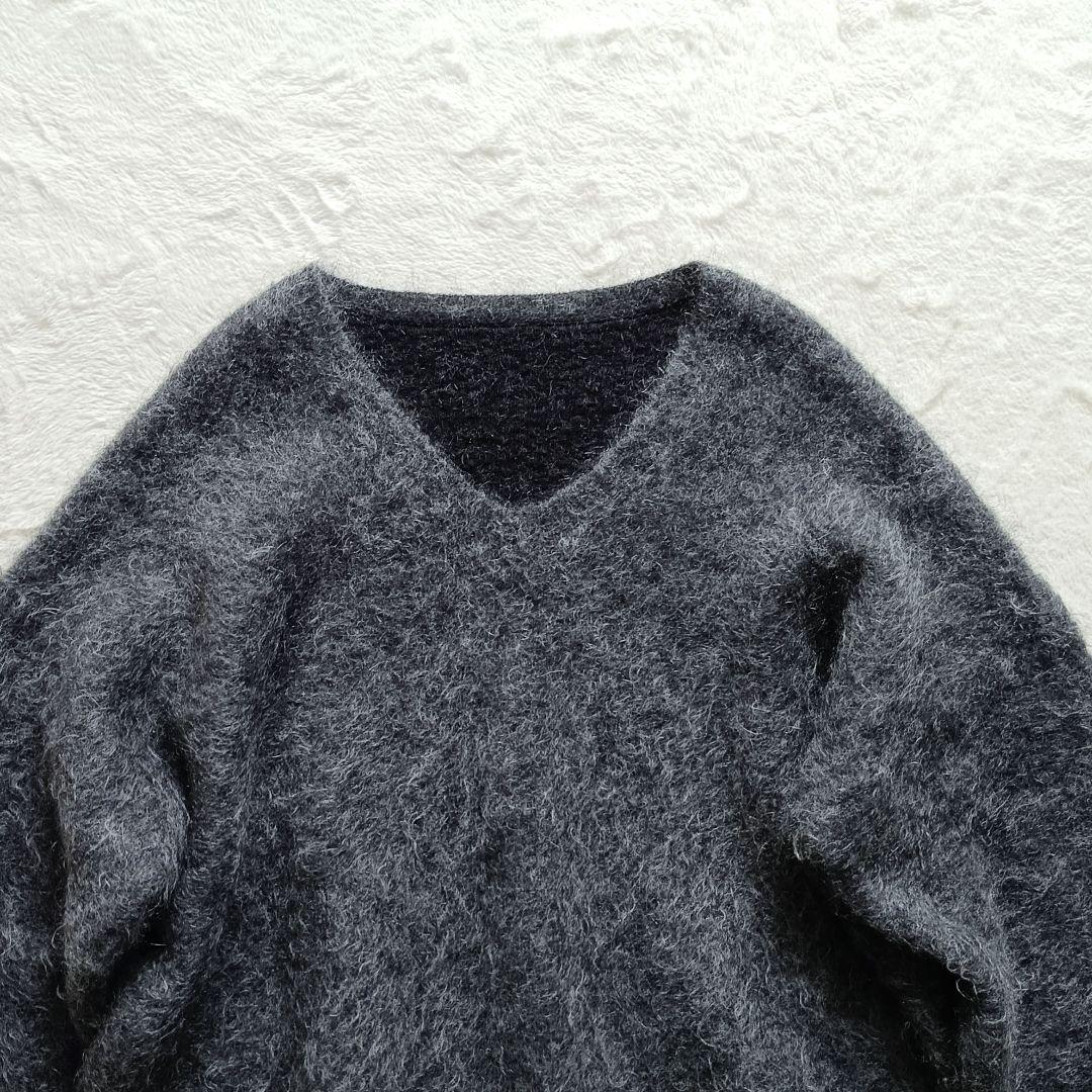 アドーア　ニット　モヘア　シャギーニット　モヘアニット　ロングモヘア　前後差