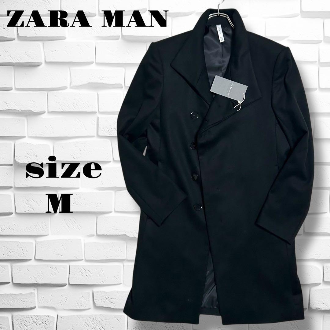 ZARA MAN 新品未使用　チェスターコート　ロングコート　高級　タグ付　美品