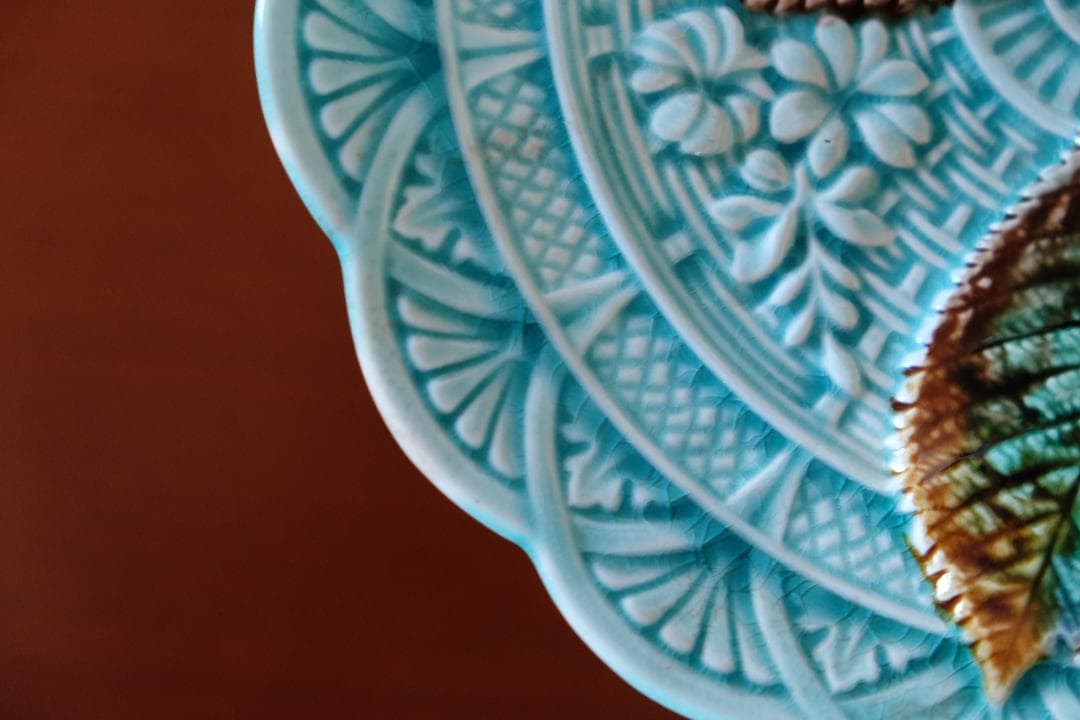 アンティーク ロールストランド プレート お皿 検/フランス ブルーフルーテッド