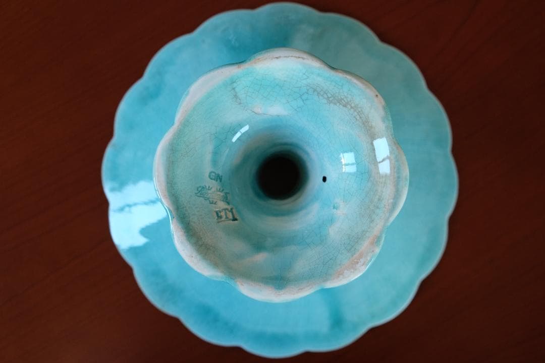 アンティーク ロールストランド プレート お皿 検/フランス ブルーフルーテッド