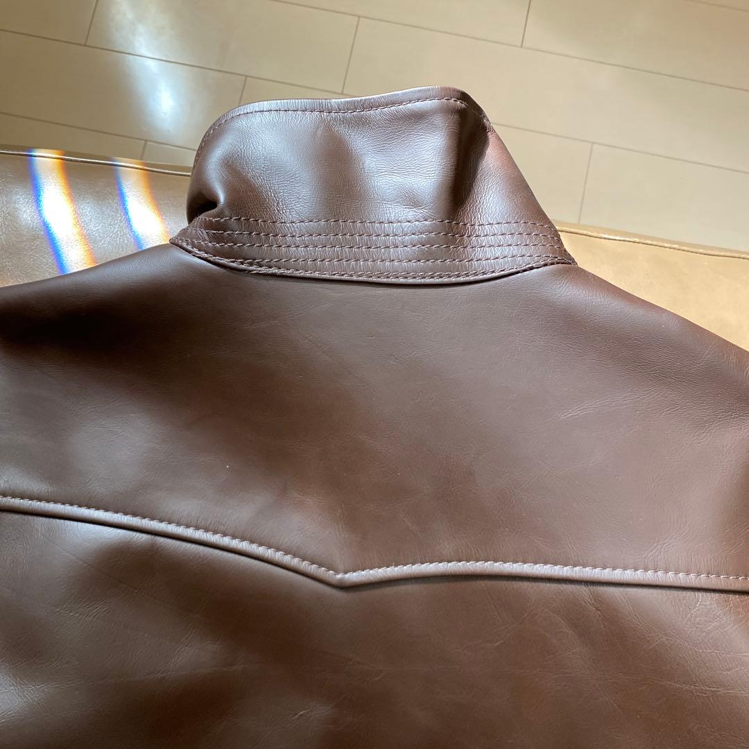 ORGUEIL Cossack Jacket ブラウン（ホースハイド）