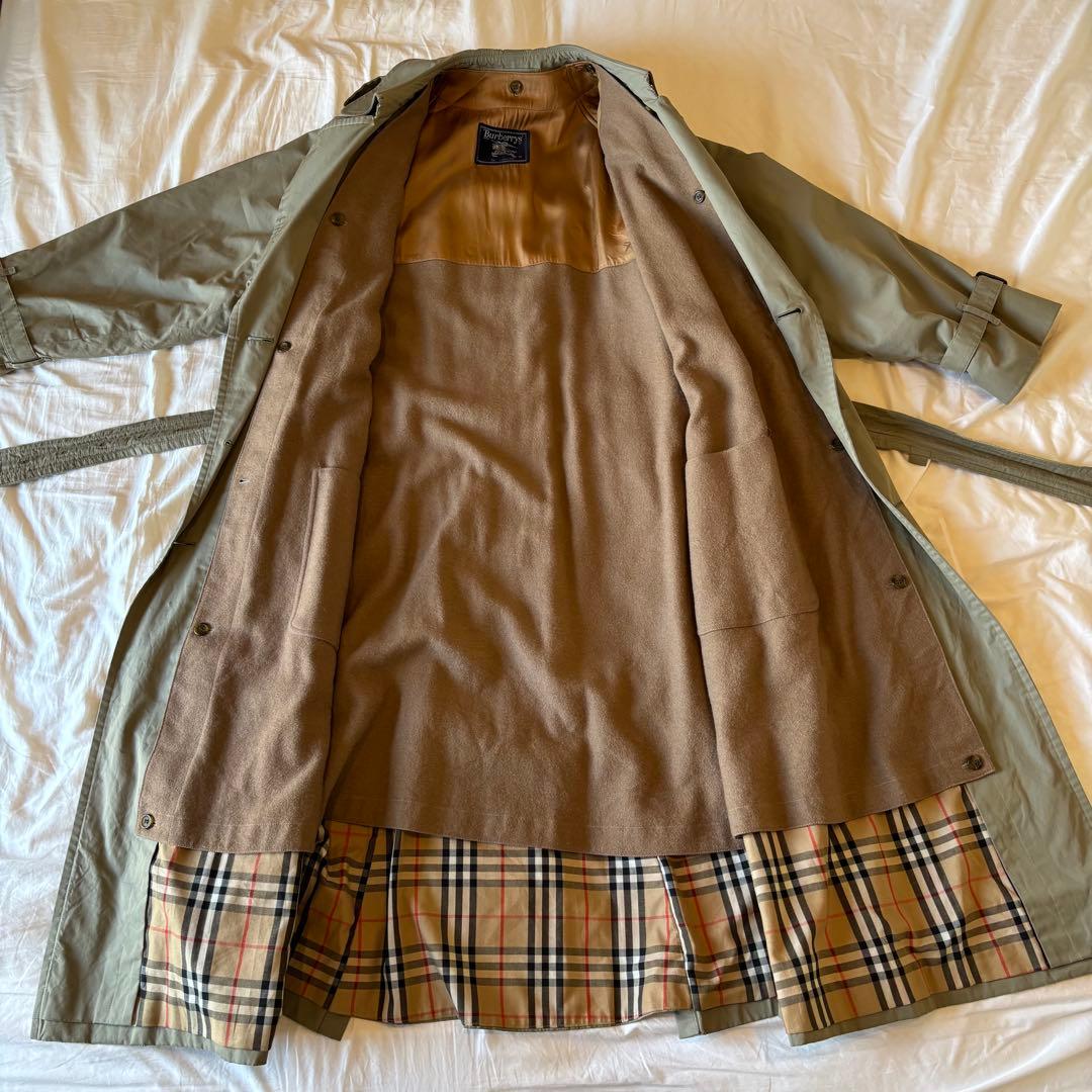 Burberry's トレンチコート 一枚袖 ライナー付 ビンテージ バーバリー
