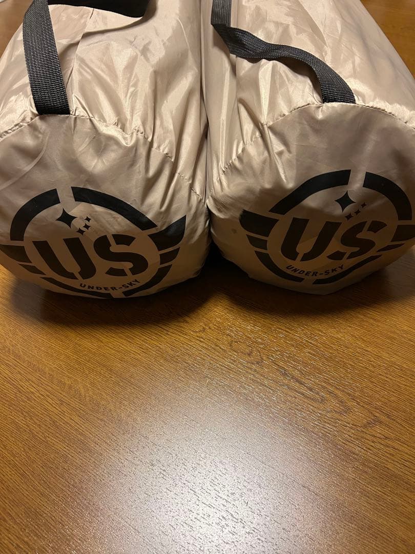 インフレータブルマット 2セット 8cm キャンプ UNDER-SKY