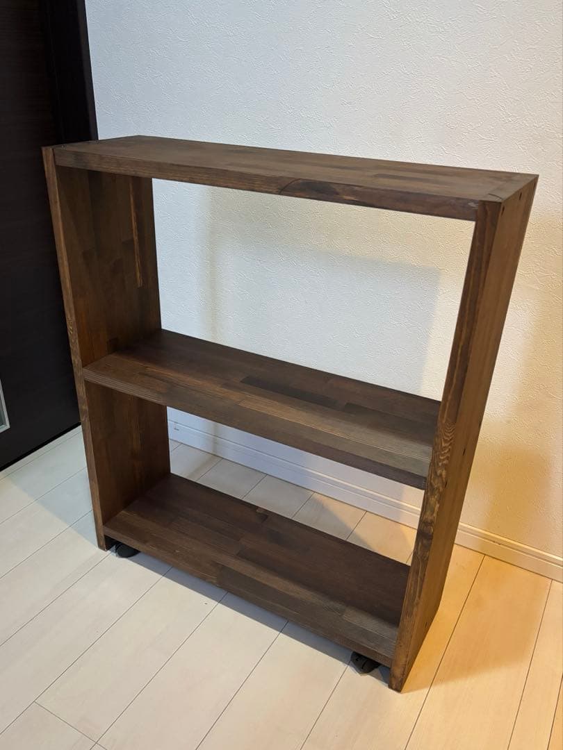 オープンシェルフ、本棚、ラック、シェルフ、棚、キャスター付き