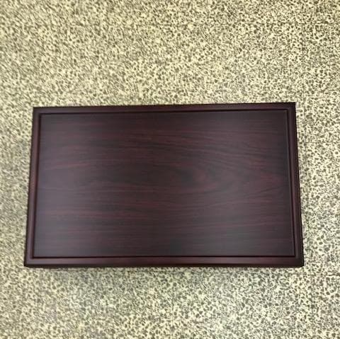 お値下げしました。紫繵調松彫り花台