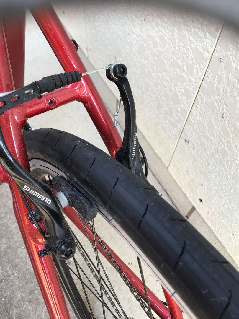 ジャイアント　escape　RX 赤　濃紺　グラデーション　空気入れ付き