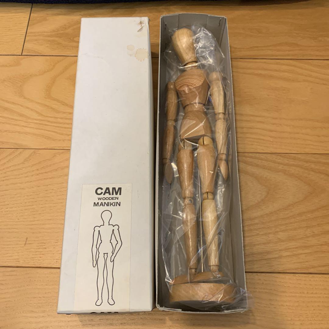 CAM wooden 12A 33cm デッサン用(男性)木製マネキン