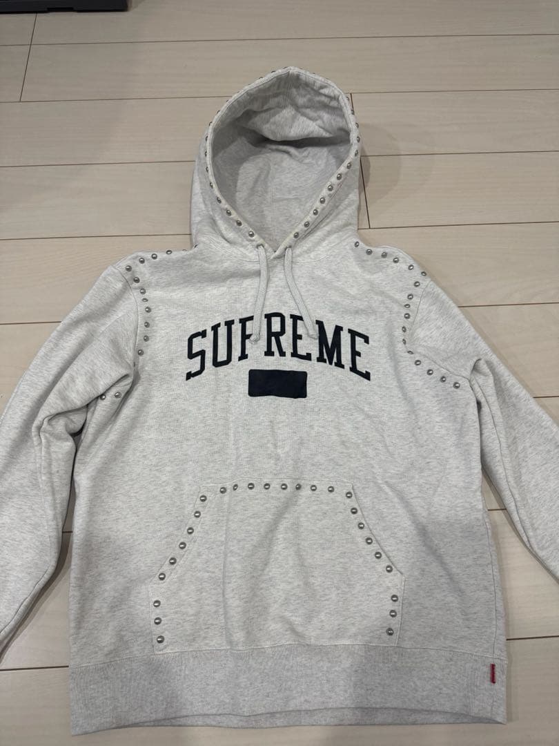 トップス Supreme 18AW Studded Hooded Sweatshirt