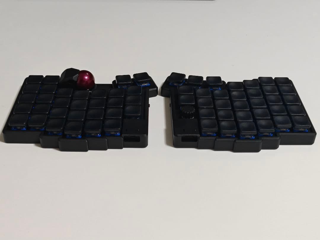 Glove65tb 完成品 低背トラボ ロープロファイル 無線接続 ブラック