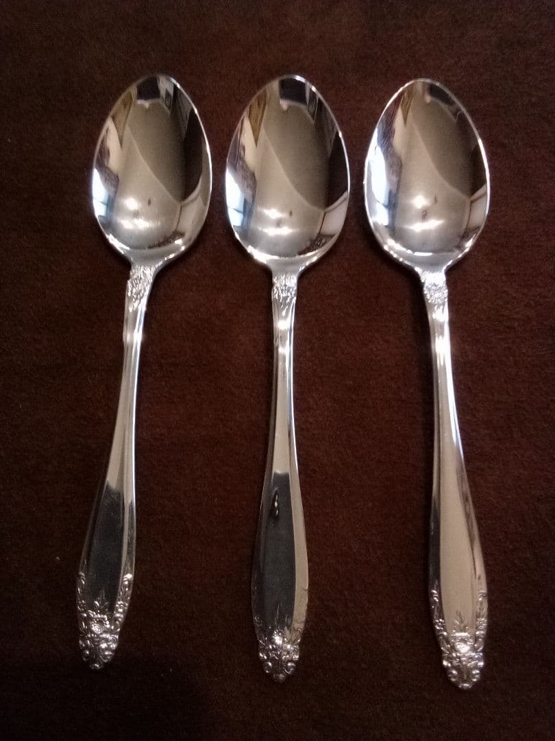 アメリカ シルバーティースプーン ３本組