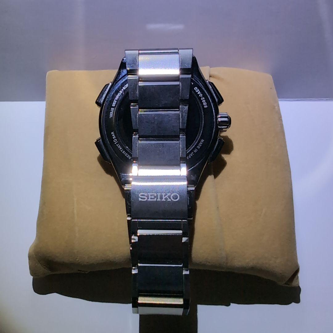 SEIKO クロノグラフ ブライツ BRIGHTZ ソーラー電波時計