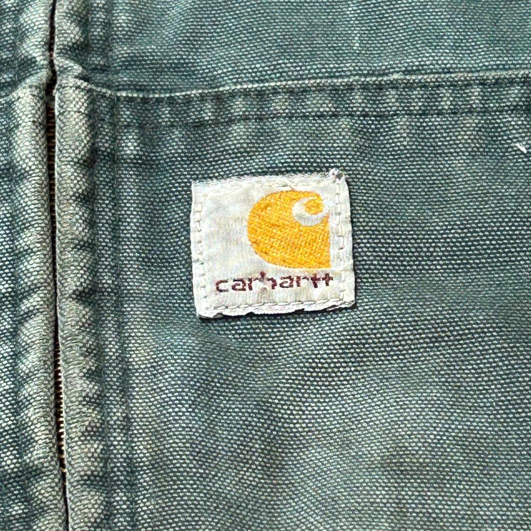 80-90s 星タグ USA製 グリーン カーハート アクティブジャケット