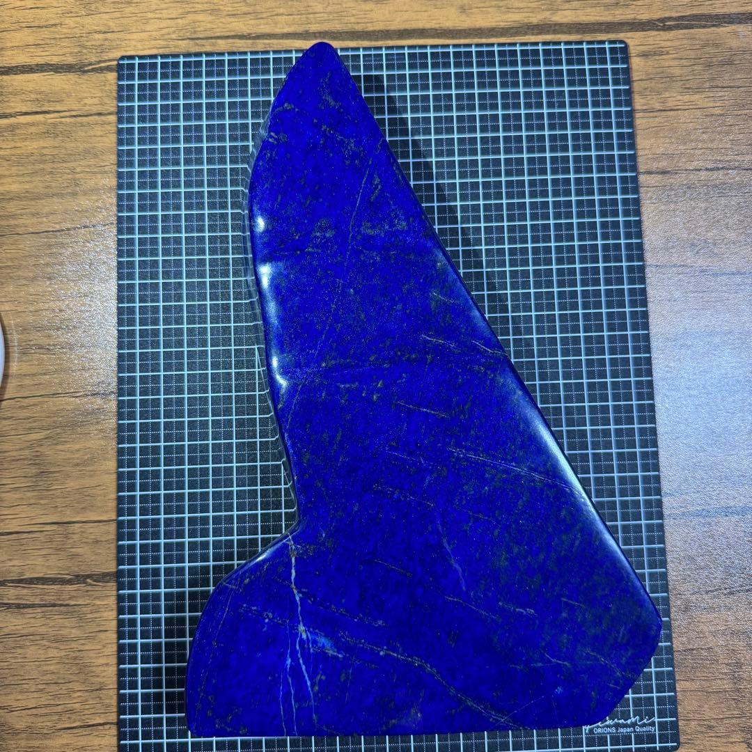 ☆ラピスラズリ☆5A☆引寄せ☆約3008gアフガニスタン産☆天然無着色☆木製台座