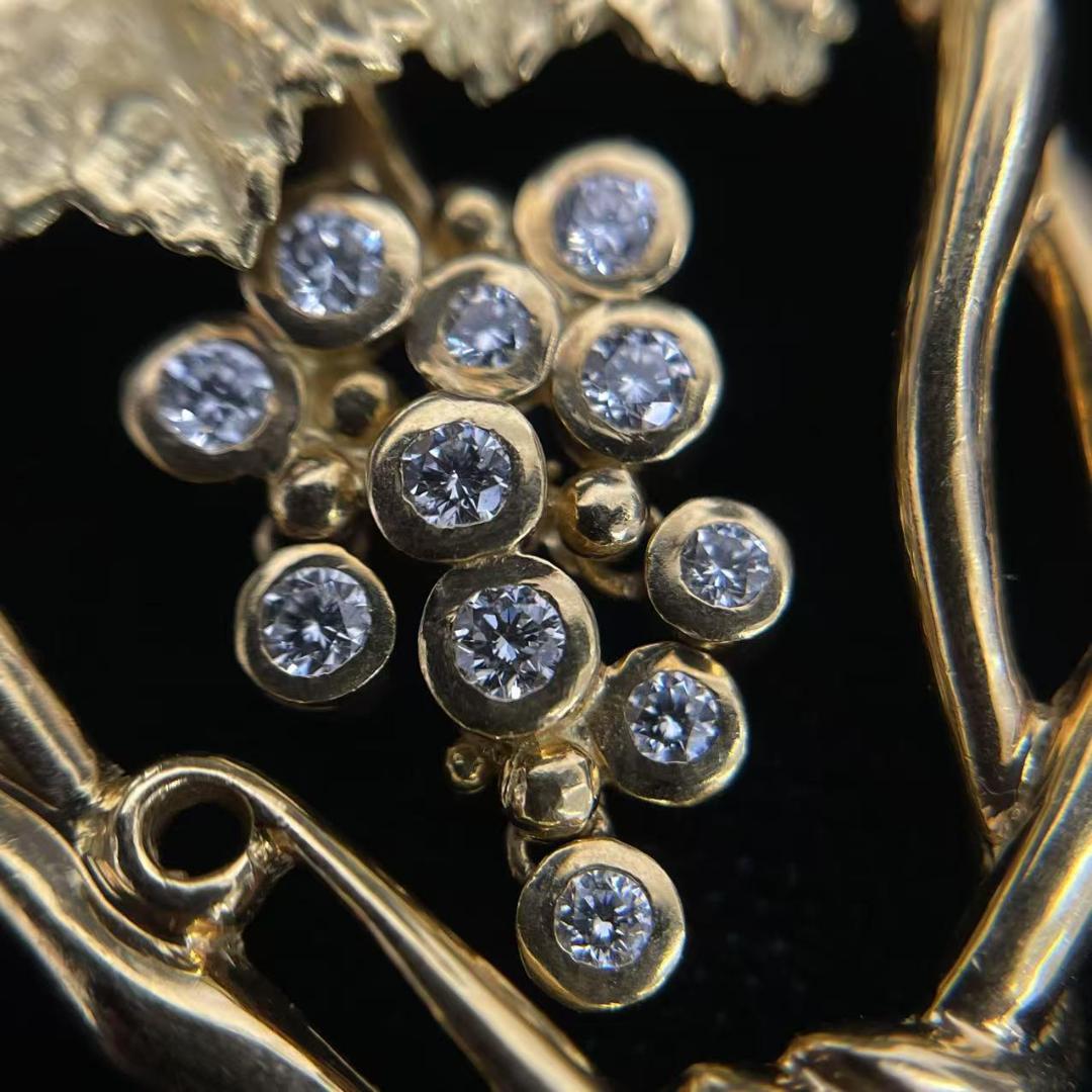 【QUEEN】K18/750 ダイヤモンド ペンダント