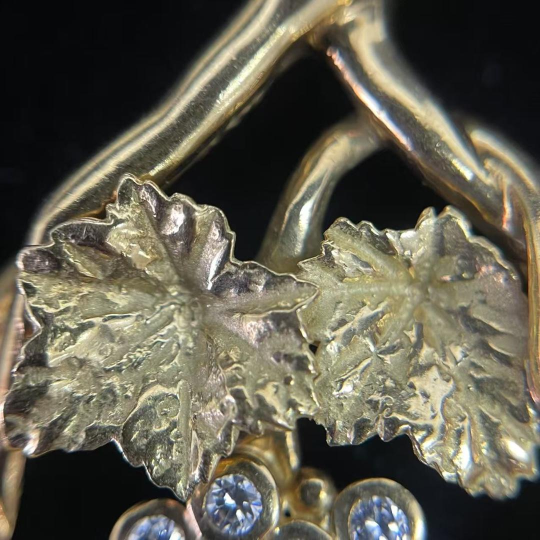 【QUEEN】K18/750 ダイヤモンド ペンダント